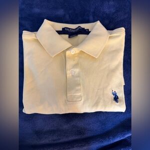 U.S. Polo Assn. Light Yellow Polo Shirt with Logo